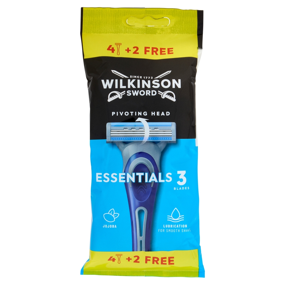 Wilkinson Sword Rasoio usa&getta Extra Essential 3 Regular 4+2